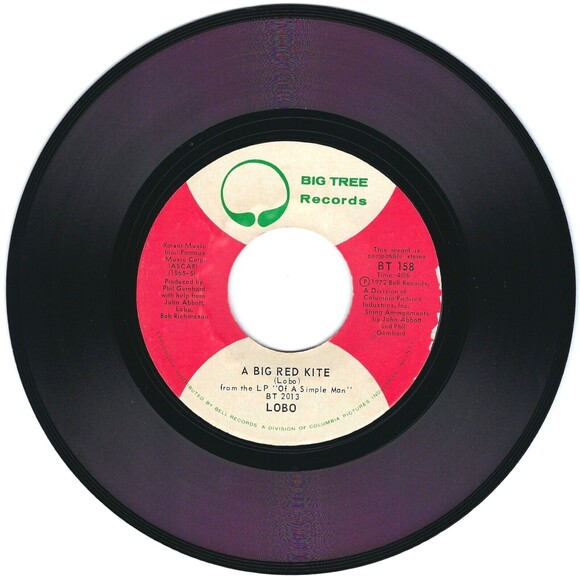 Lobo 45 RPM - Don't Expect Me To Be Your Friend / A Big Red Kite M- Rock '72 - Picture 2 of 2